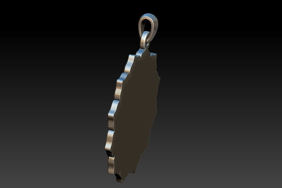 Anahata Chakra Pendant 3D print model_7