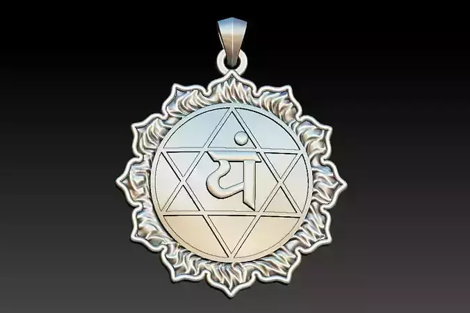 Anahata Chakra Pendant 3D print model