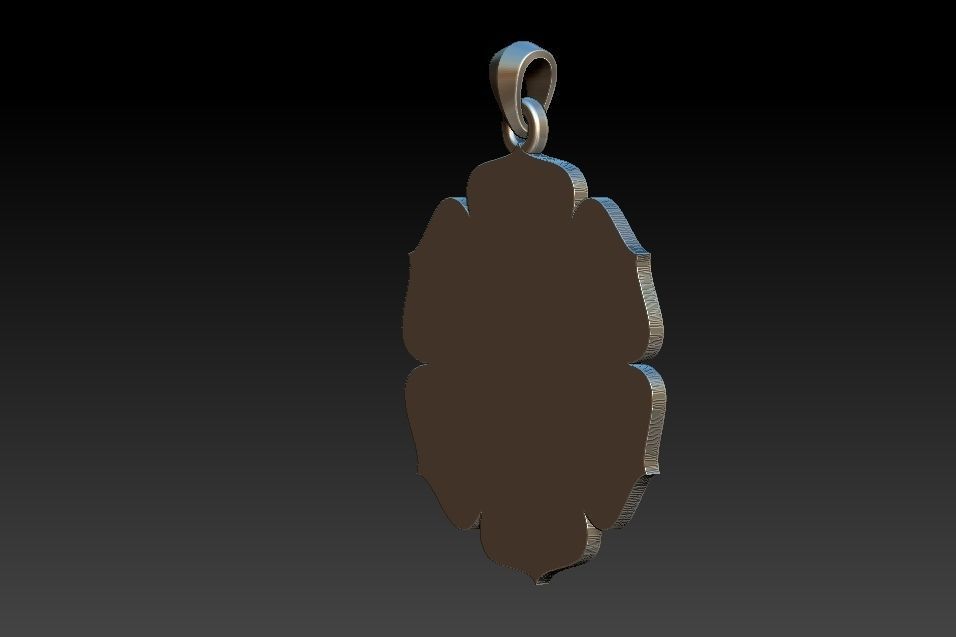 Svadhisthana Chakra Pendant 3D print model_5