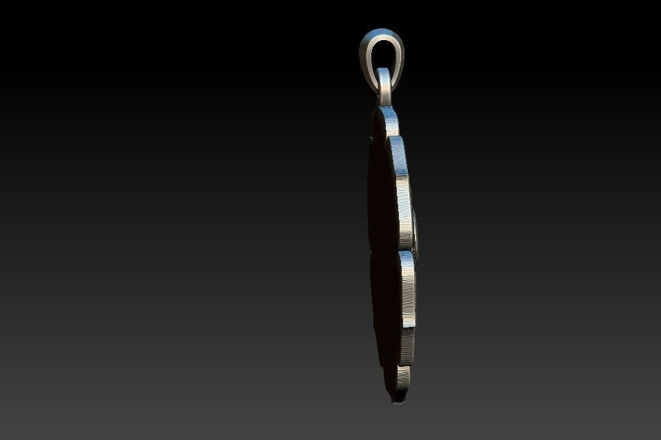 Svadhisthana Chakra Pendant 3D print model_4