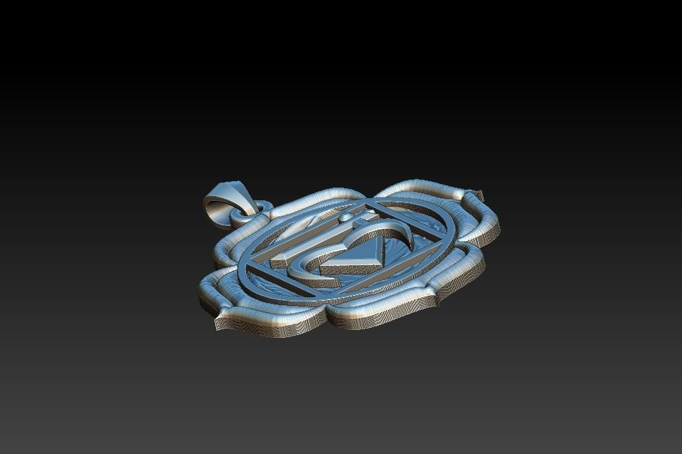 Muladhara Chakra Pendant 3D print model_19