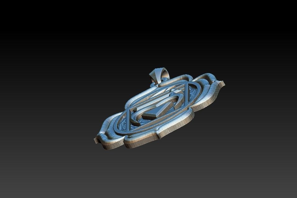 Muladhara Chakra Pendant 3D print model_20