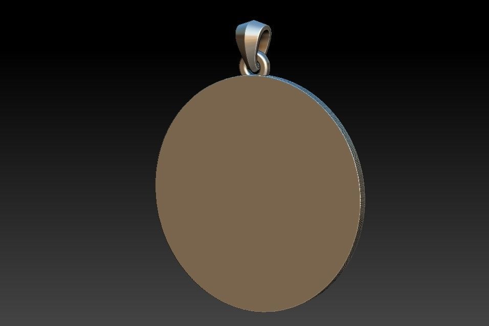 Sahasrara Chakra Pendant 3D print model_7