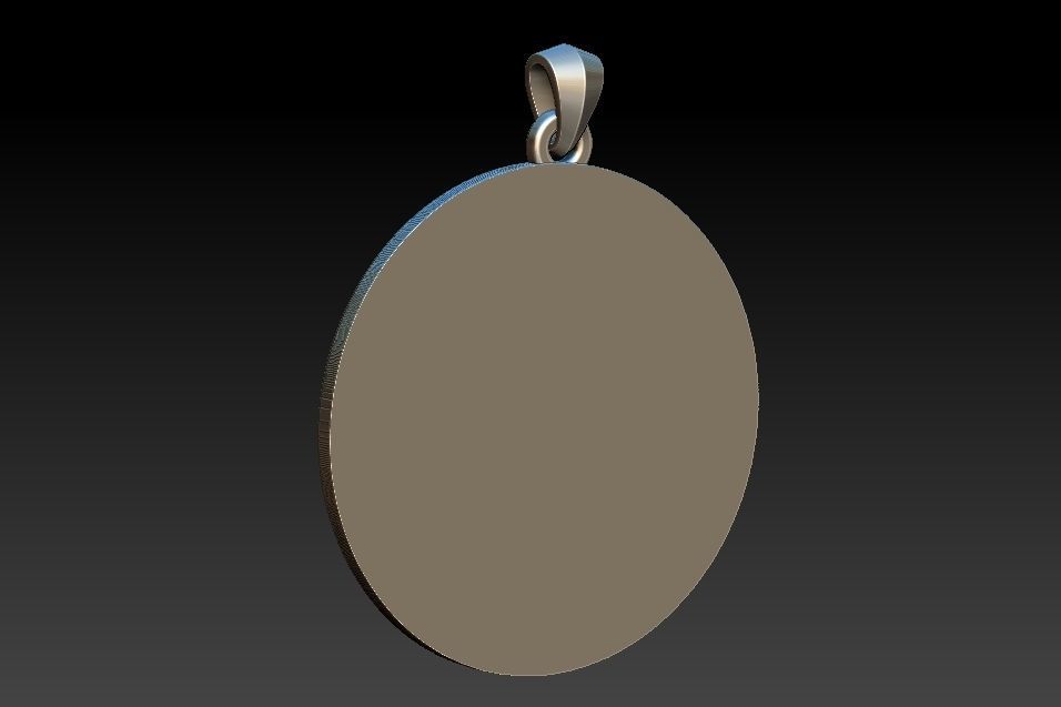 Sahasrara Chakra Pendant 3D print model_8