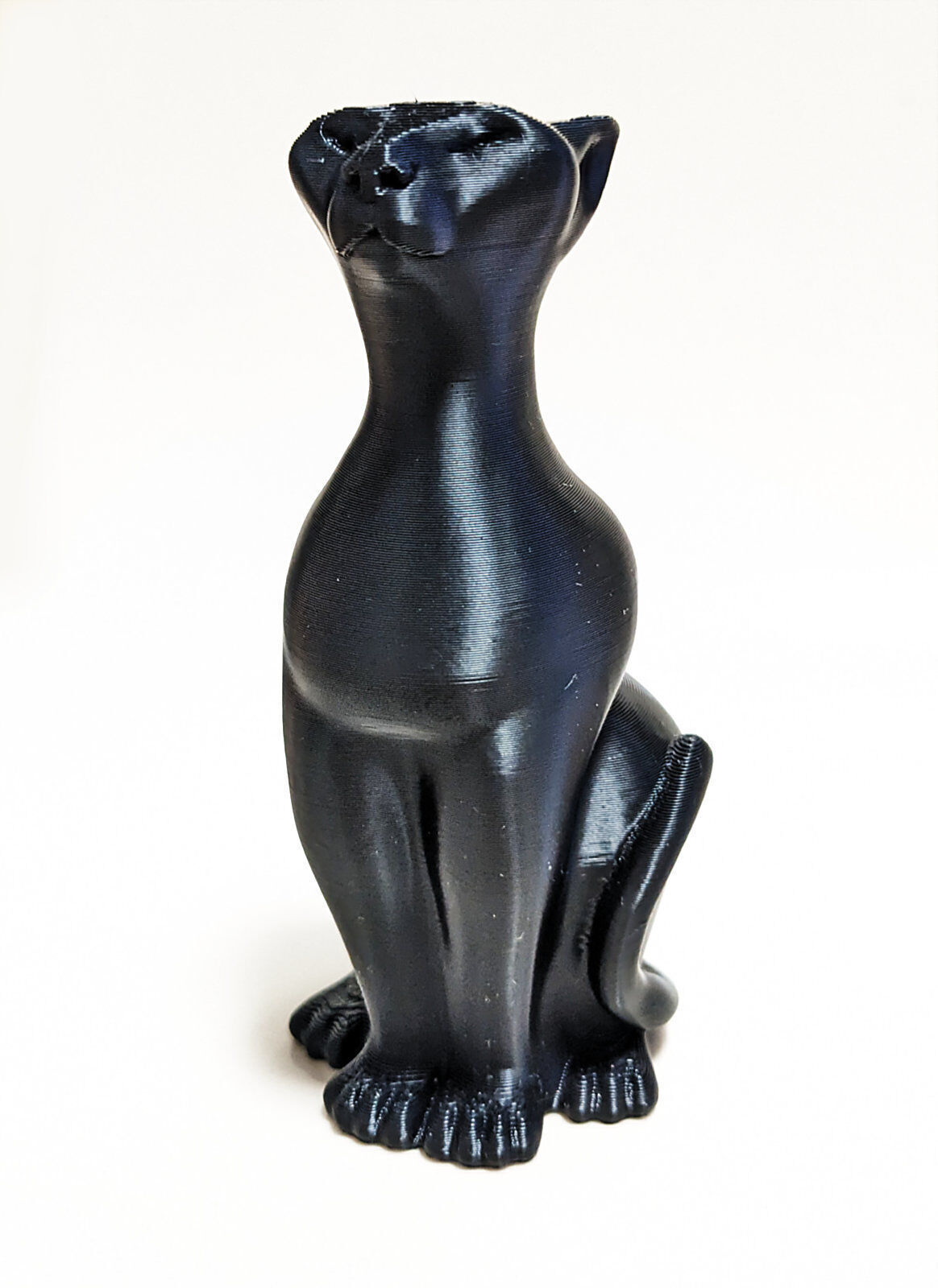 Sitting Cat Figurine 3D print model_15