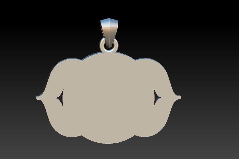 Ajna Chakra Pendant 3D print model_7