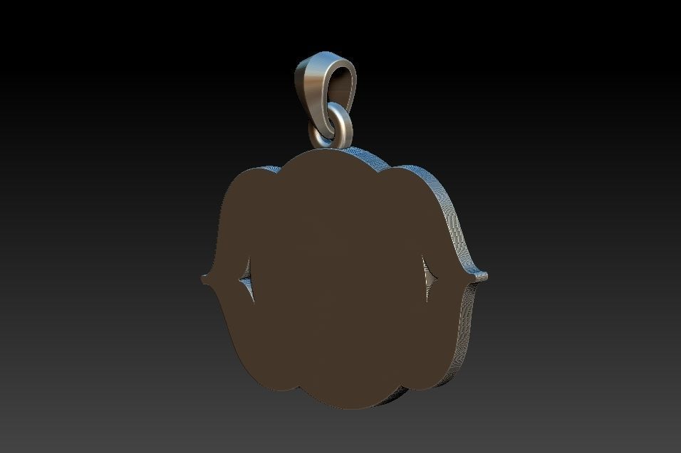 Ajna Chakra Pendant 3D print model_6