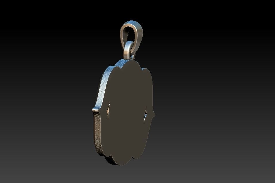 Ajna Chakra Pendant 3D print model_8