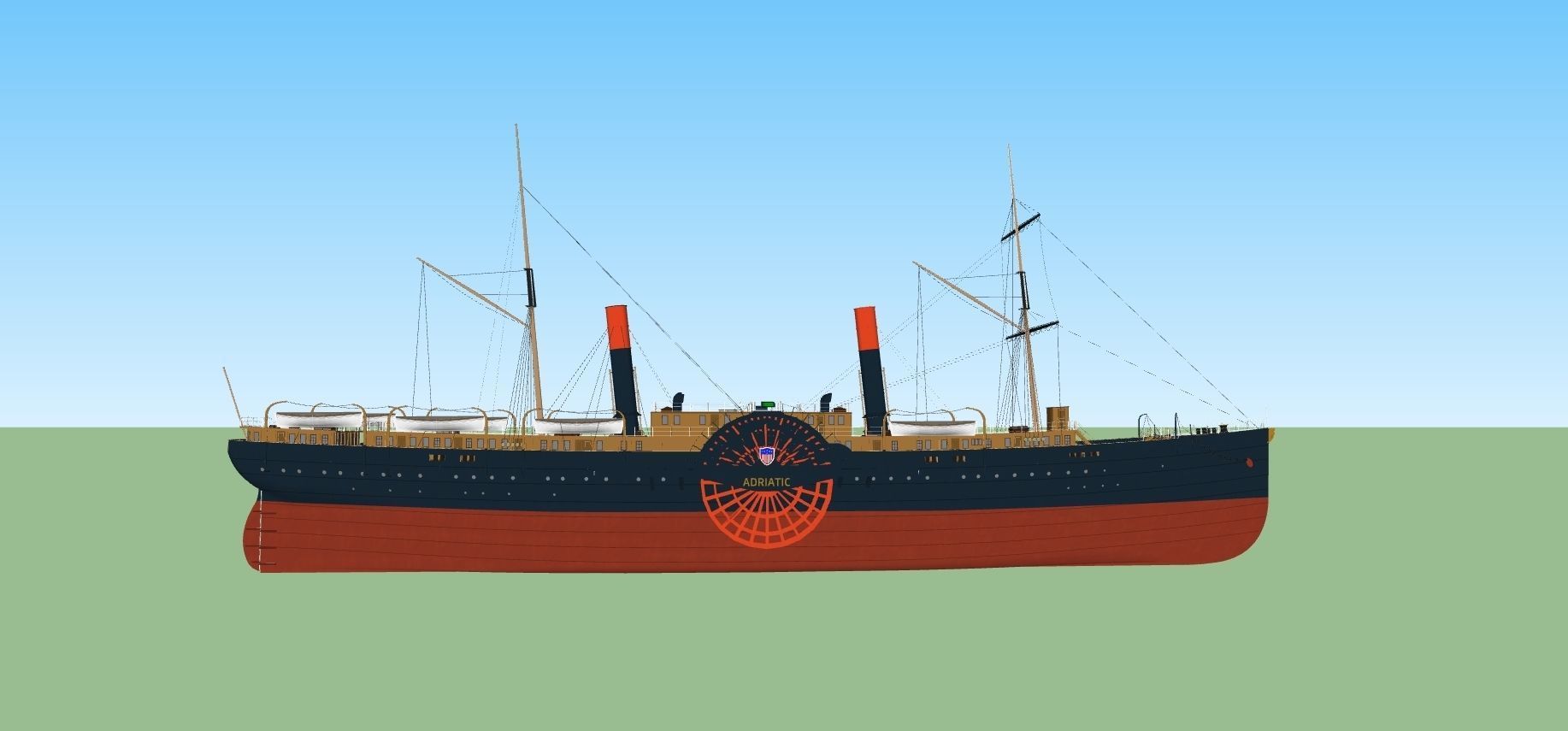 PS Adriatic Low-poly 3D model_1