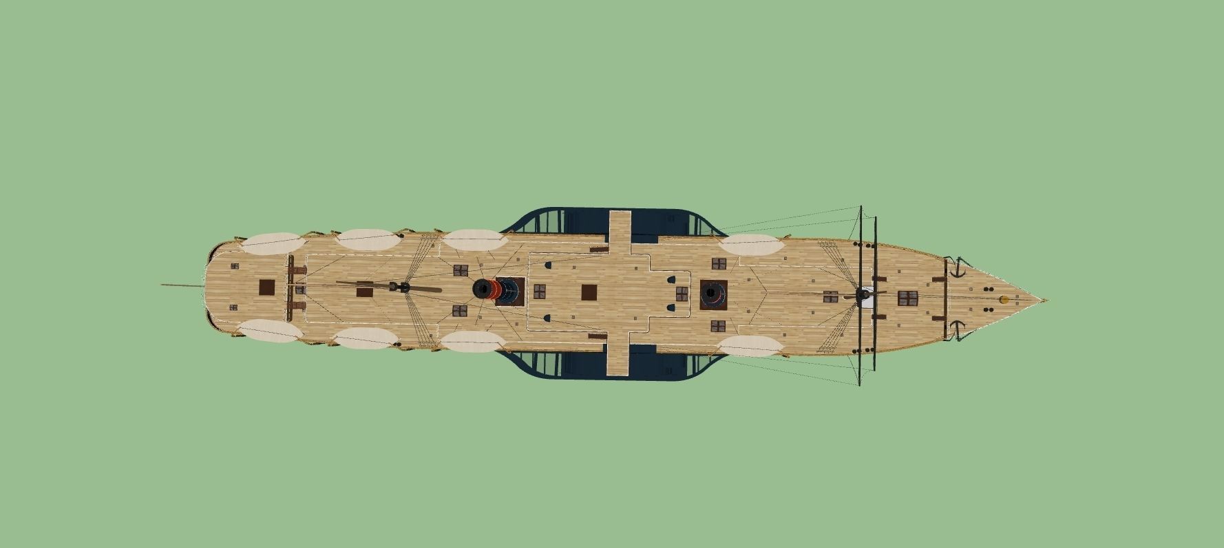 PS Adriatic Low-poly 3D model_2