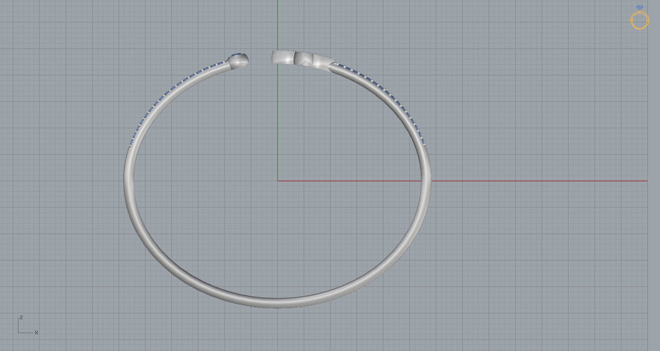 Louis Vuitton Bracelet 3D print model_10