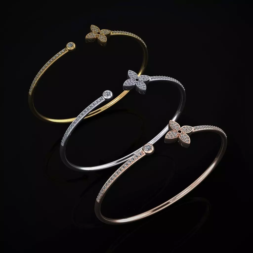 Louis Vuitton Bracelet 3D print model_0