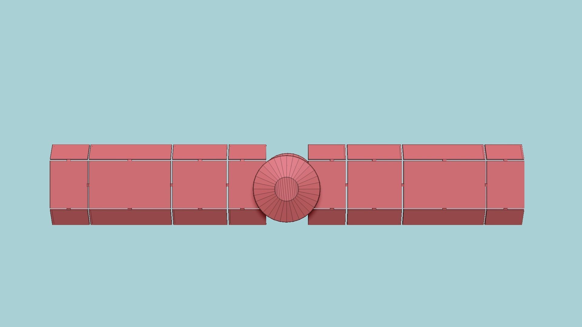 Satellite C04 Steel Red - SciFi Space Design Free low-poly 3D model_14