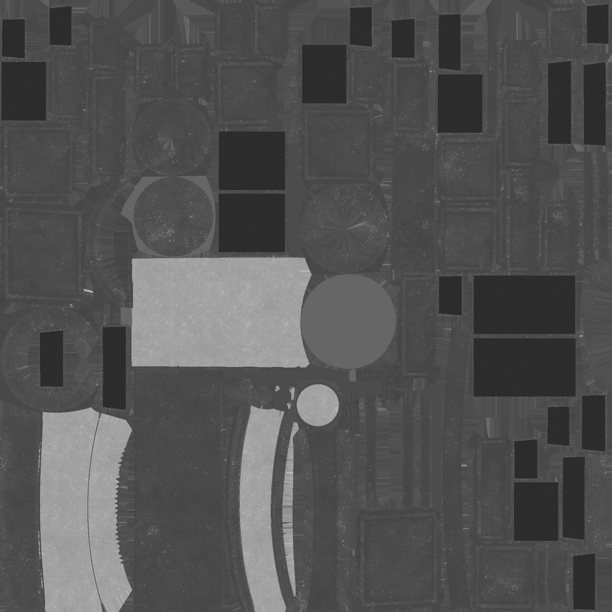 Satellite C05 Steel Blue - SciFi Space Design Low-poly 3D model_24