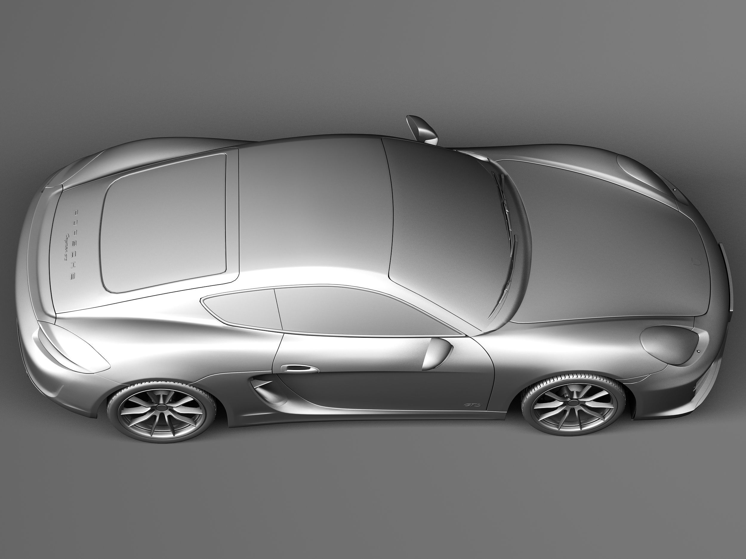Porsche Cayman GTS 2014 3D model_15