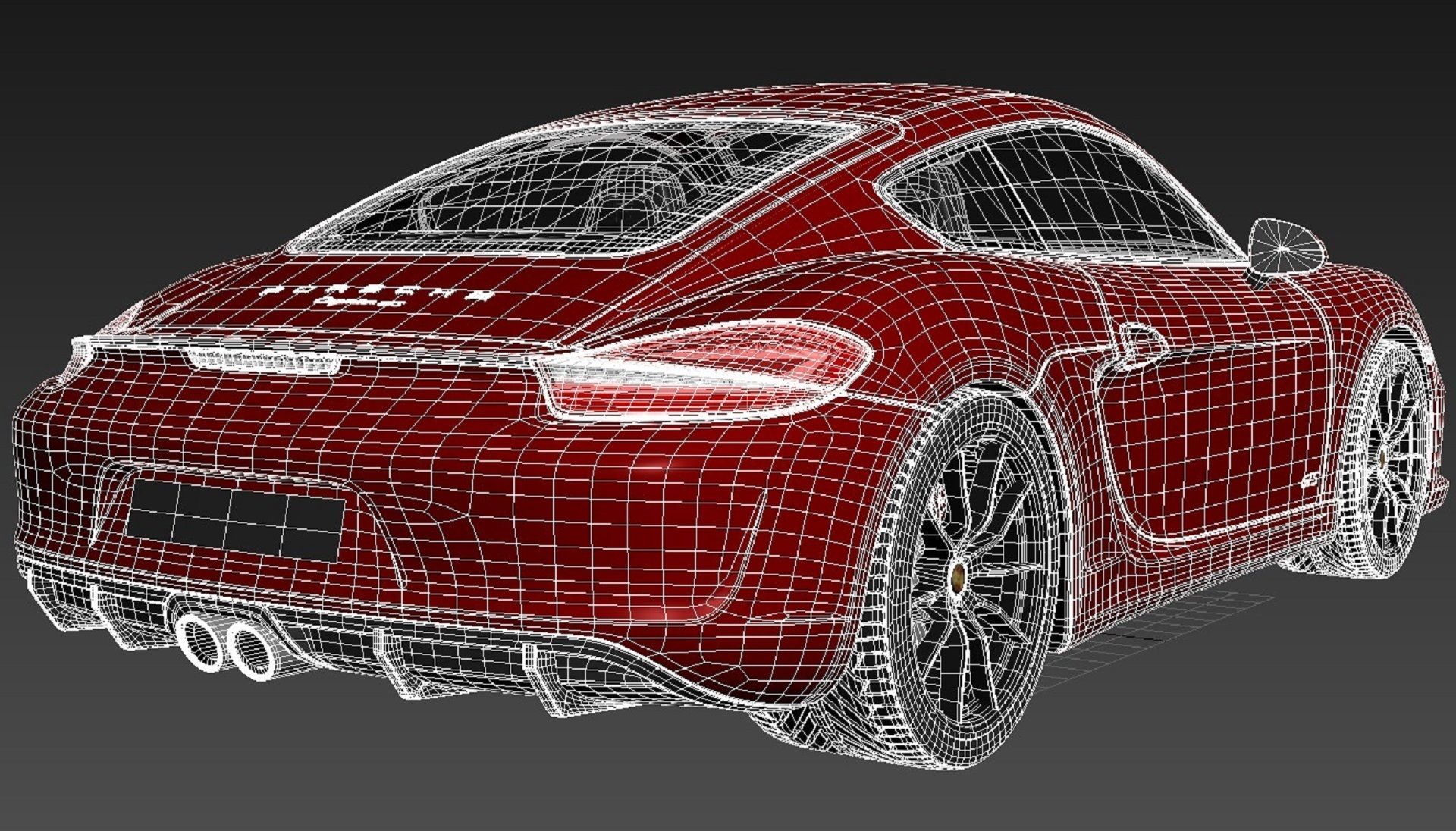 Porsche Cayman GTS 2014 3D model_17