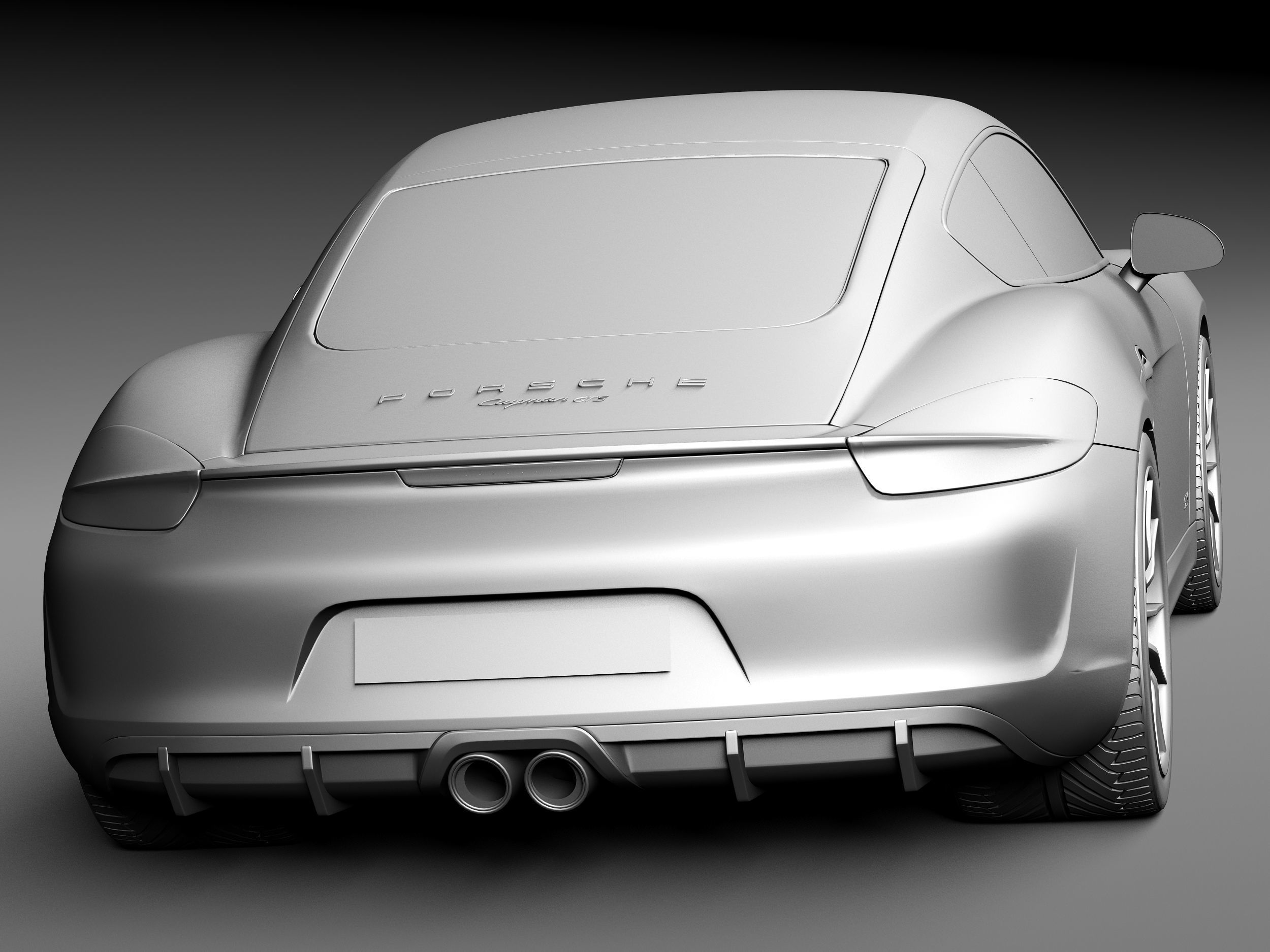 Porsche Cayman GTS 2014 3D model_13