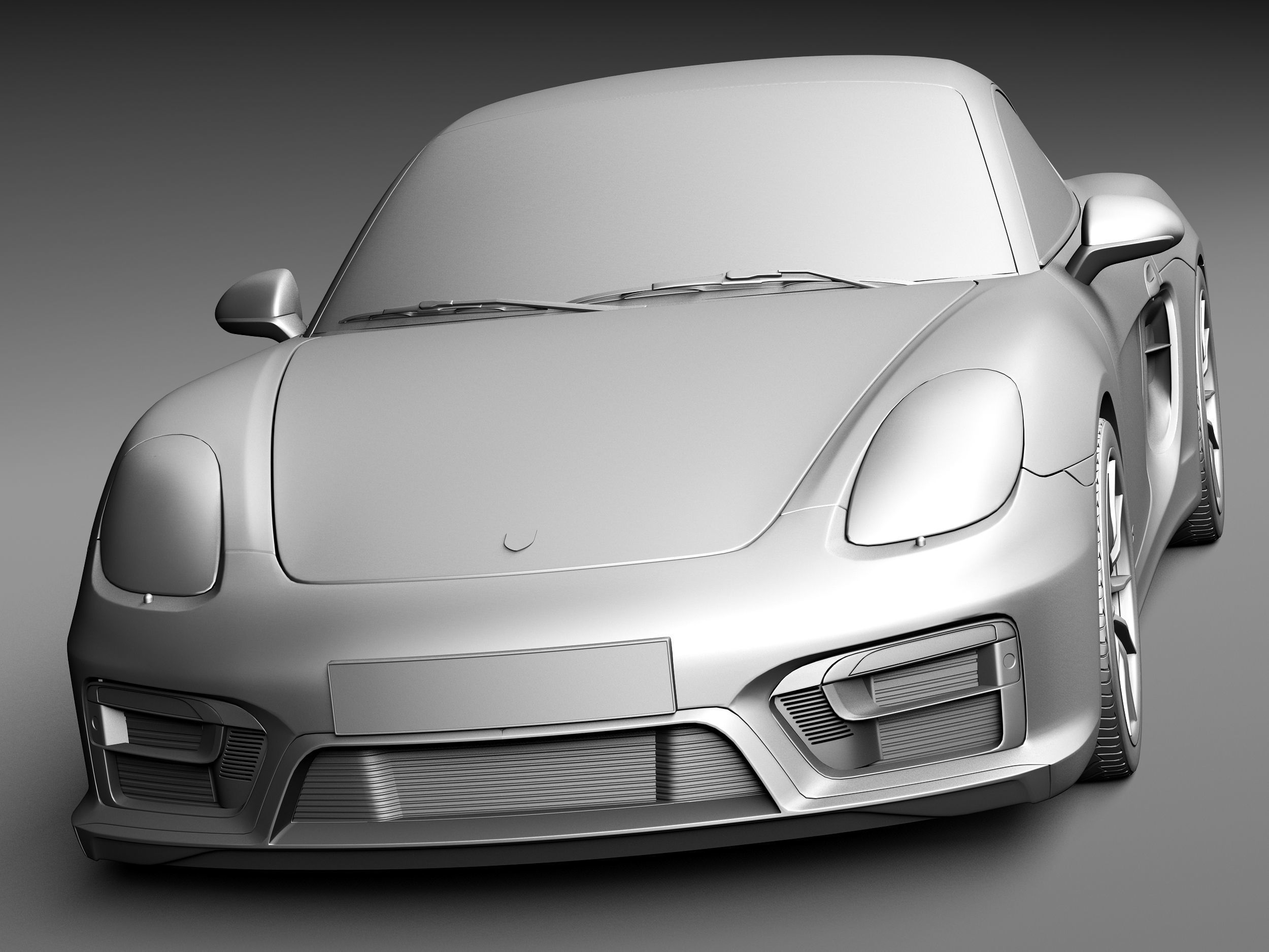 Porsche Cayman GTS 2014 3D model_9