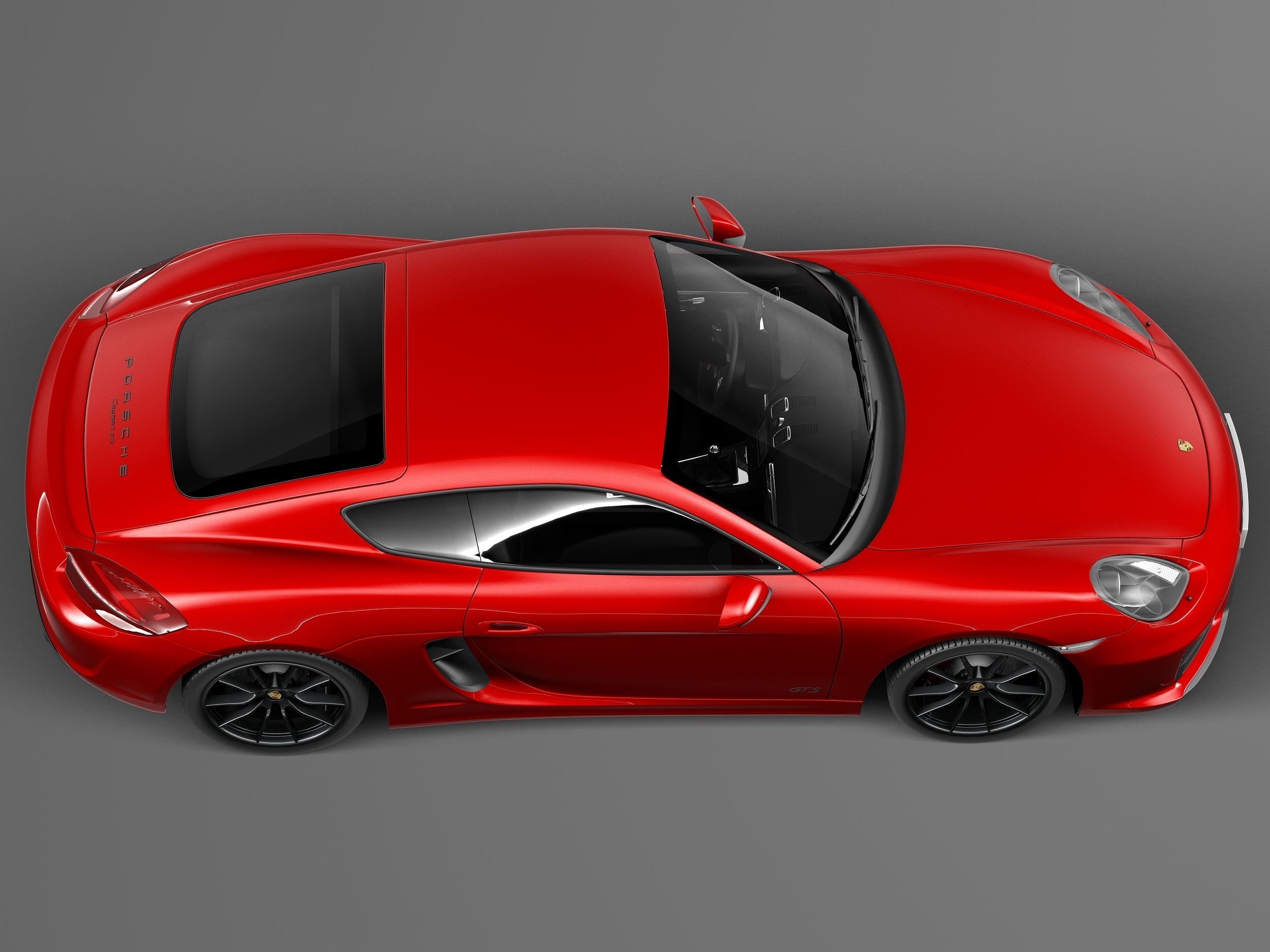 Porsche Cayman GTS 2014 3D model_7