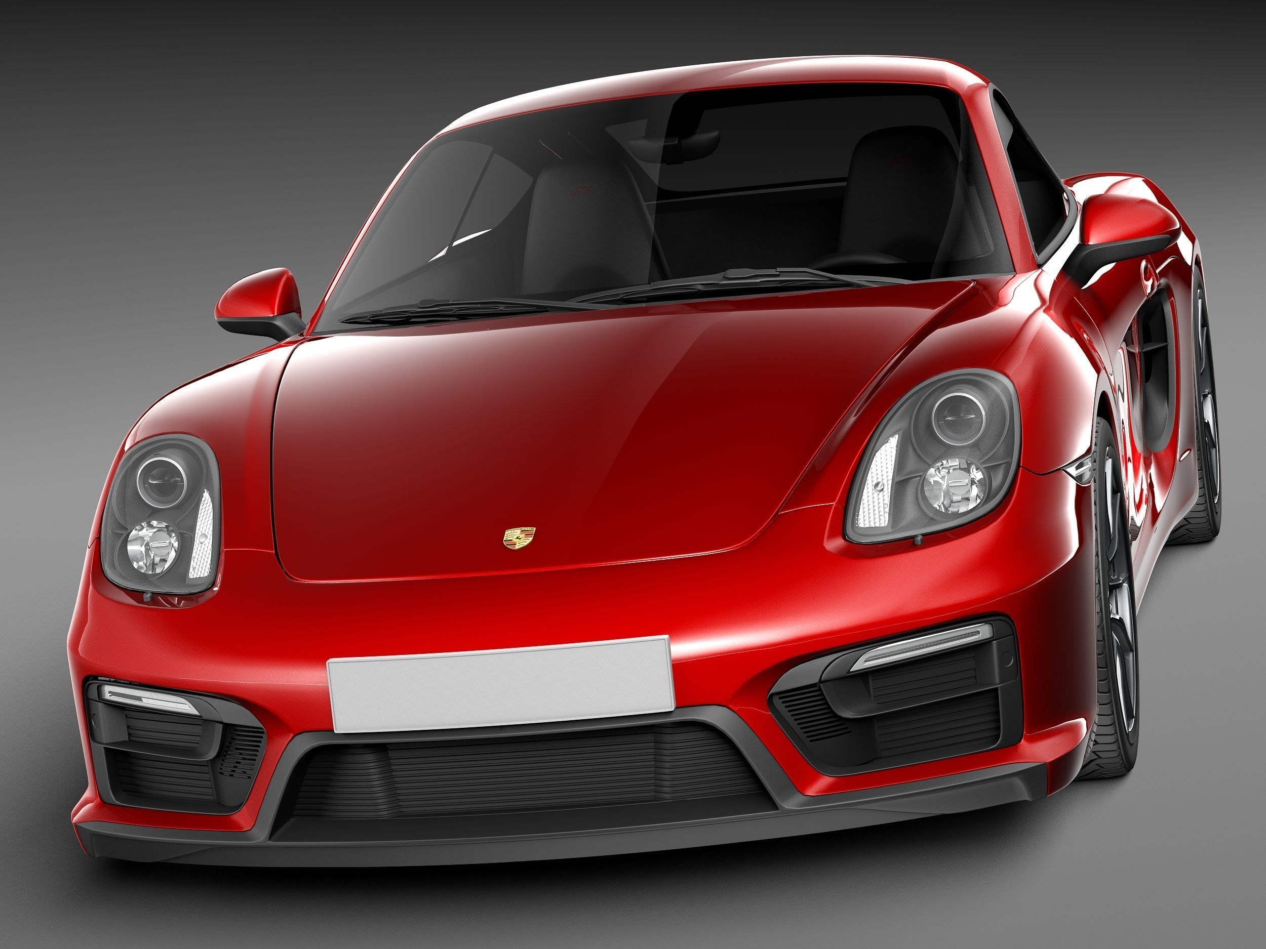 Porsche Cayman GTS 2014 3D model_1
