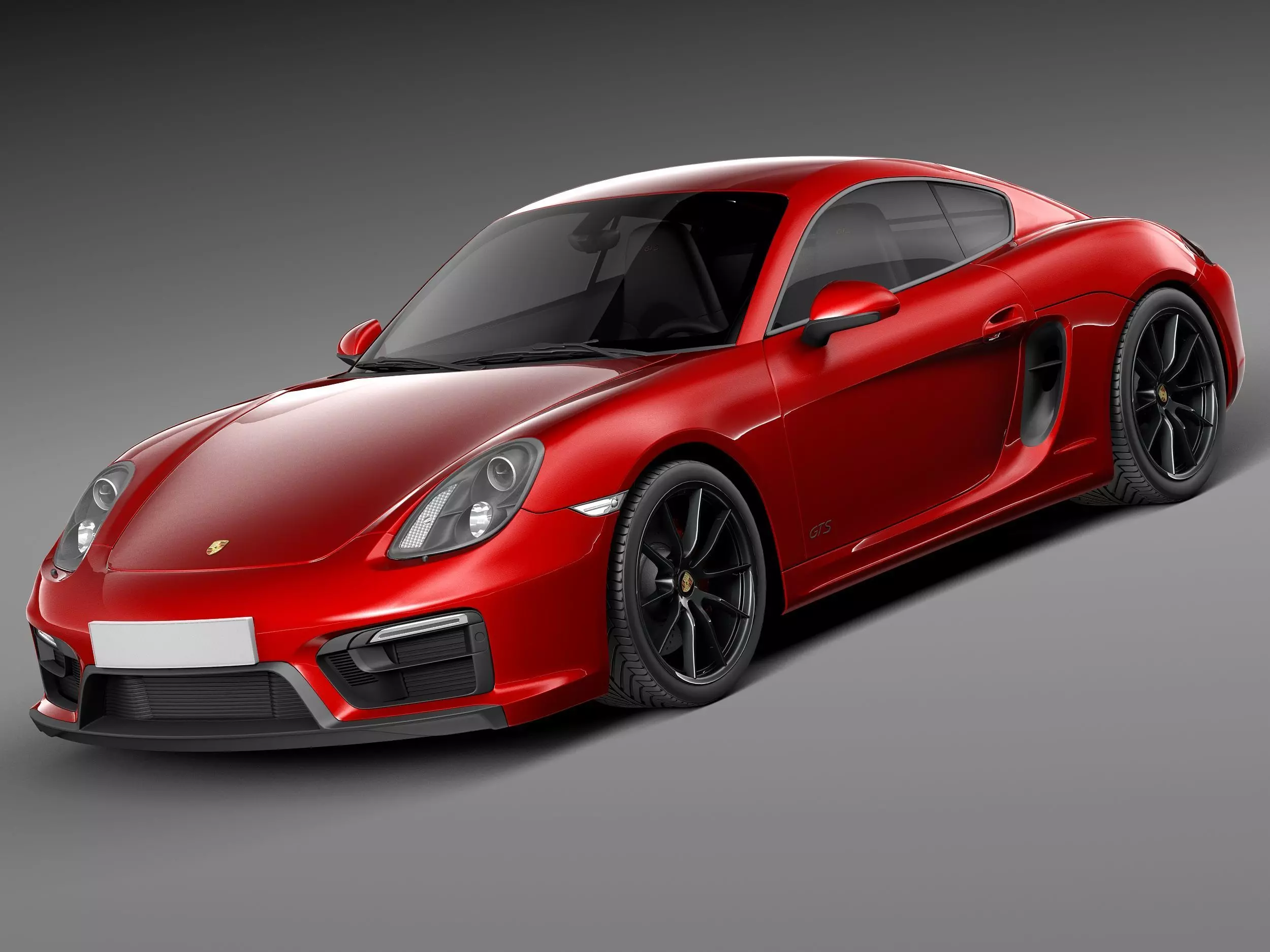 Porsche Cayman GTS 2014 3D model_0