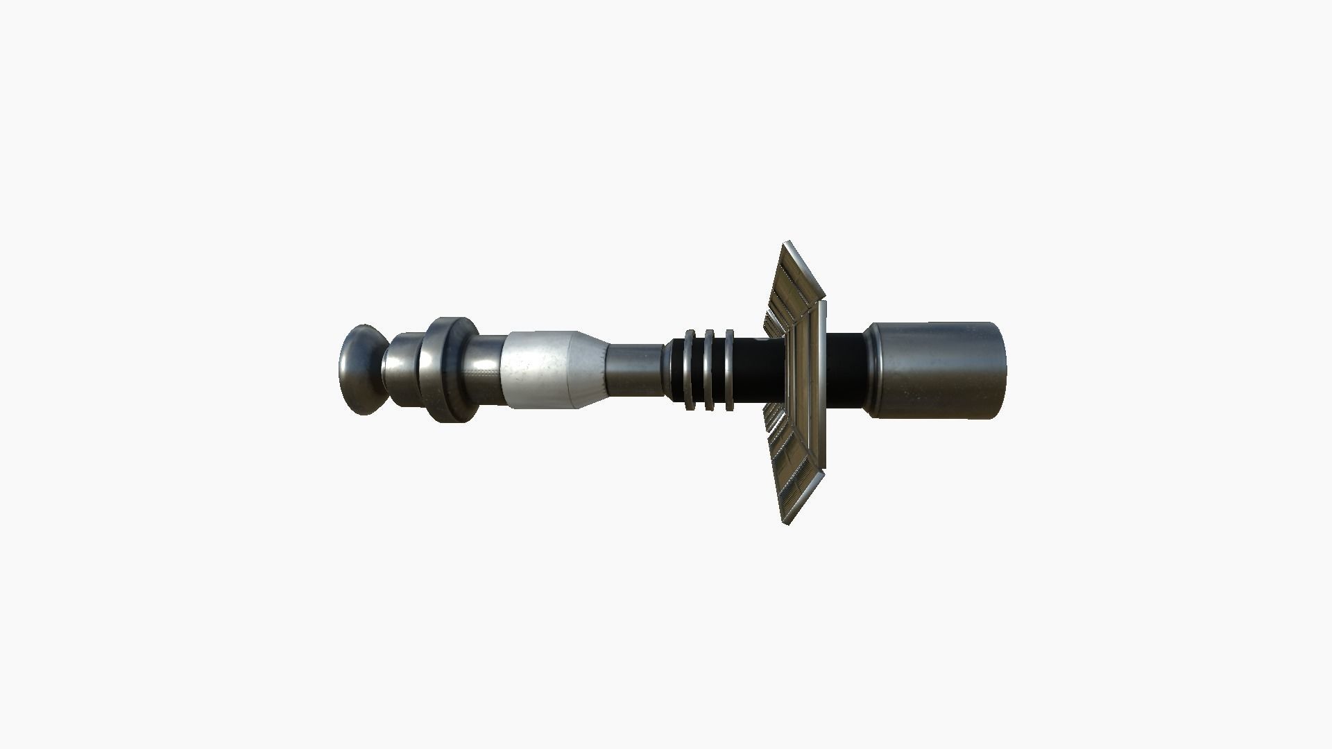 Satellite C06 Steel Black - SciFi Space Design Low-poly 3D model_4