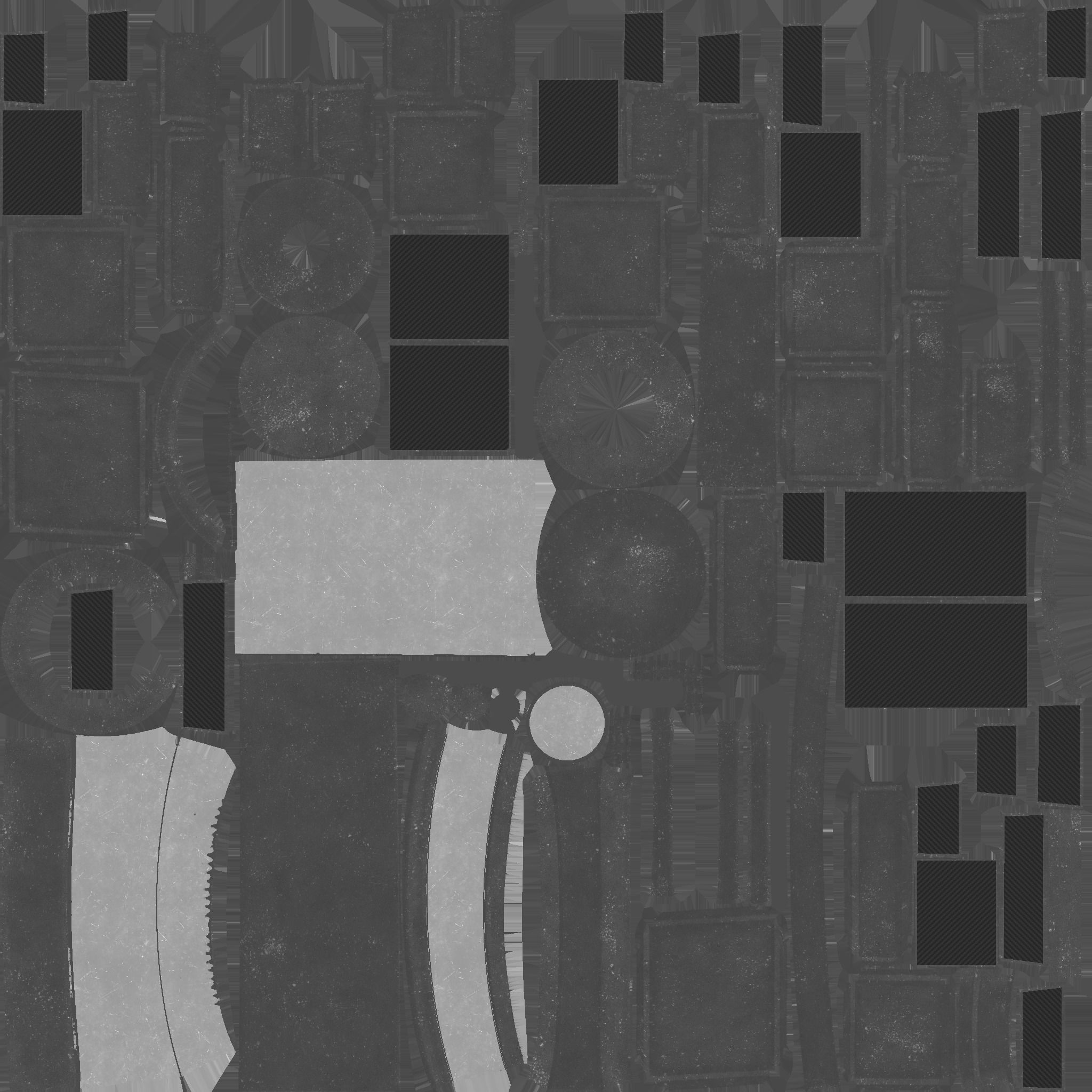 Satellite C06 Steel Black - SciFi Space Design Low-poly 3D model_24