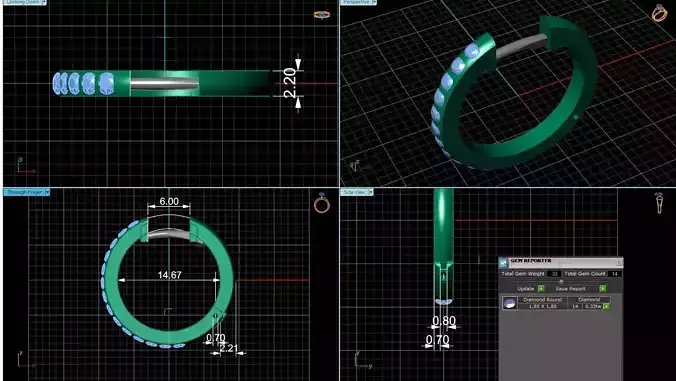 hoop earrings set diamonds