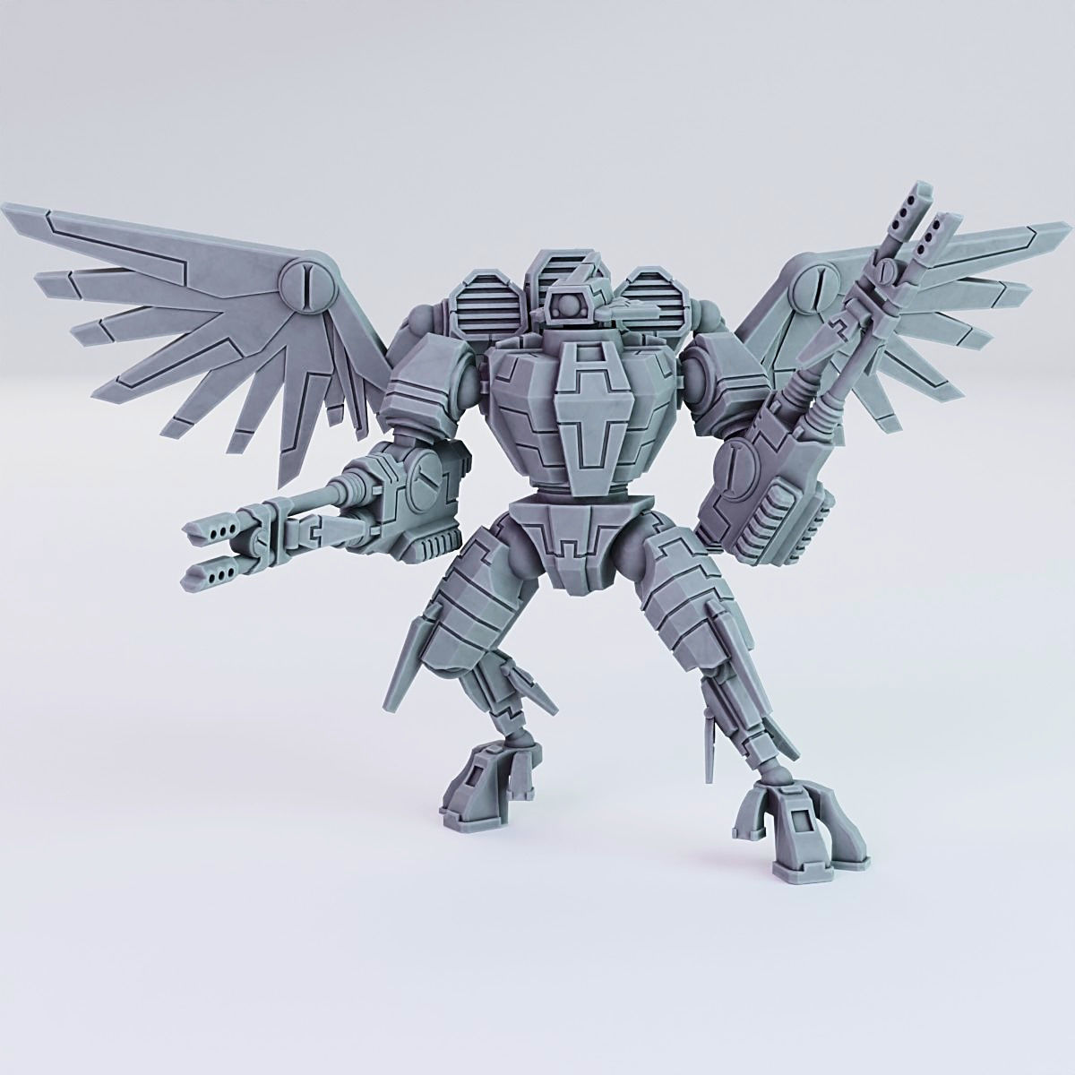 XE9 Demolisher Battlesuit  Greater Good 3D print model_5