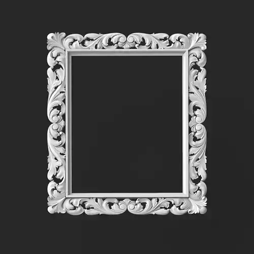 Frame 5 ornate 3D print model