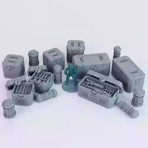 Crates and Barrels  Greater Good 3D print model