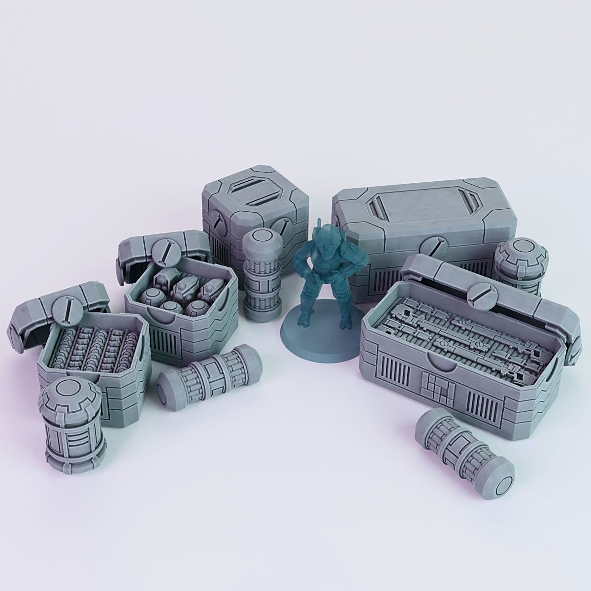 Crates and Barrels Greater Good 3D model 3D printable | CGTrader