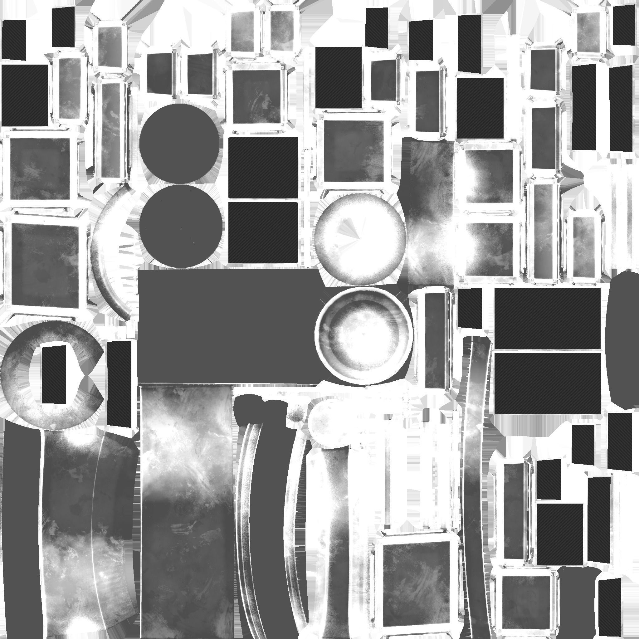 Satellite C07 Dirt Blue - SciFi Space Design Low-poly 3D model_24