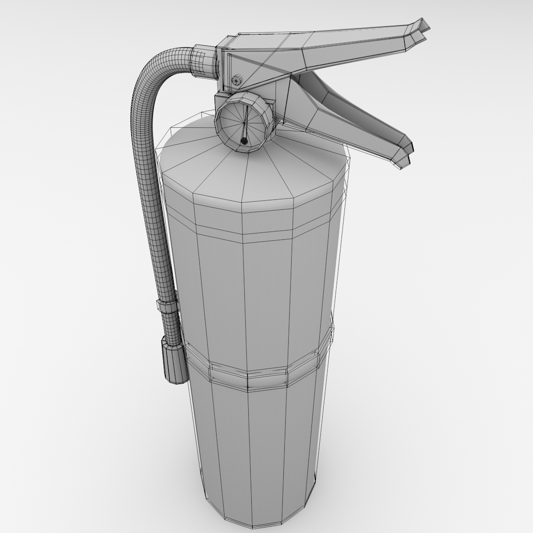 Fire Extinguisher 3D model_4