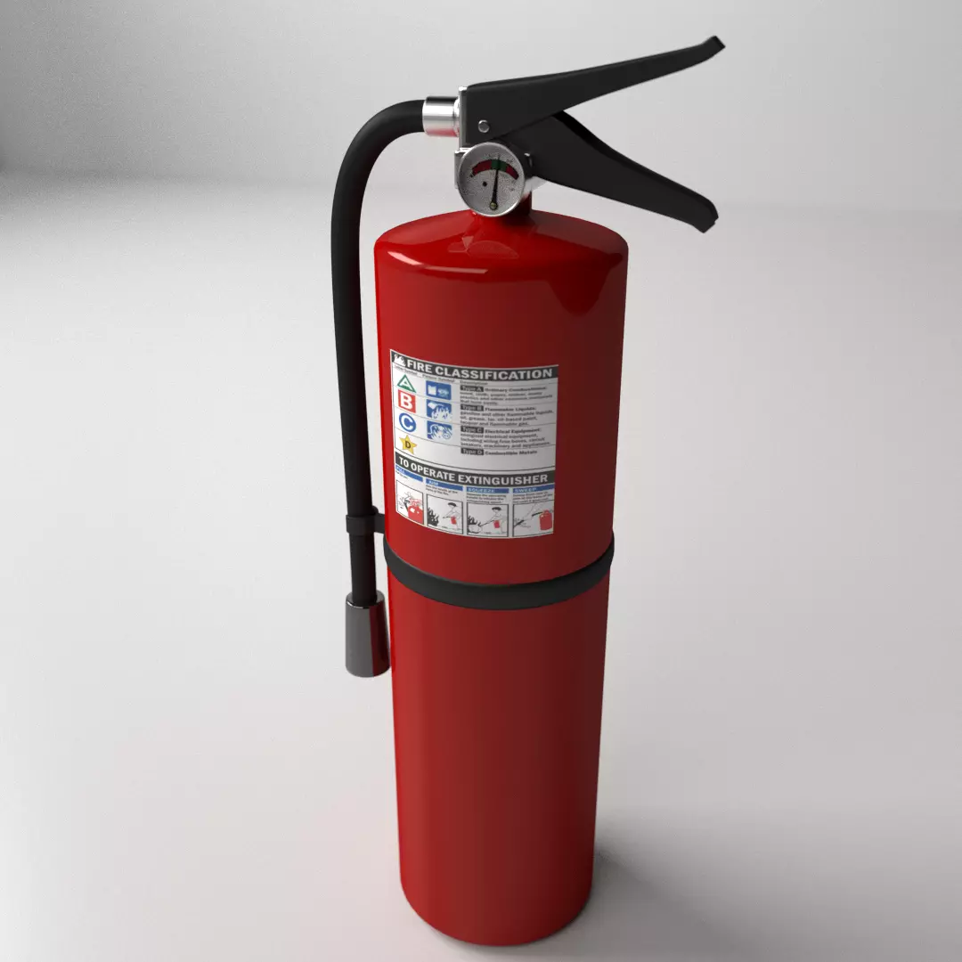 Fire Extinguisher 3D model_0