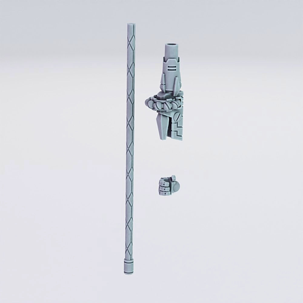 Melee and Staff Weapons  Greater Good  3D print model_4