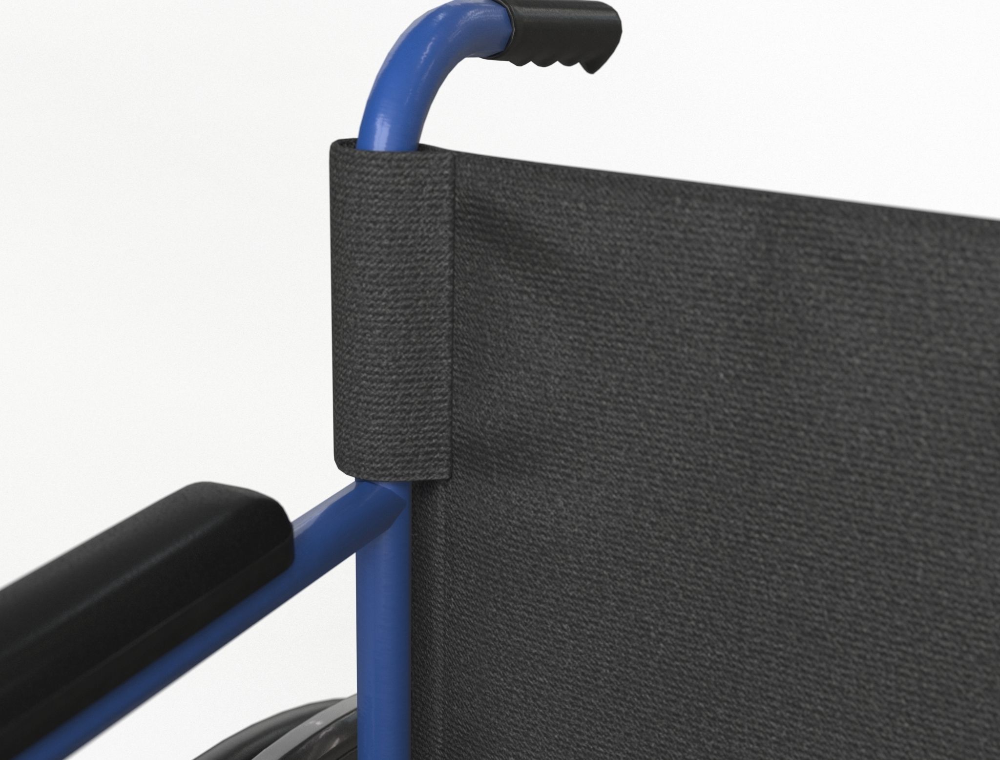 Wheel Chair  Low-poly 3D model_21