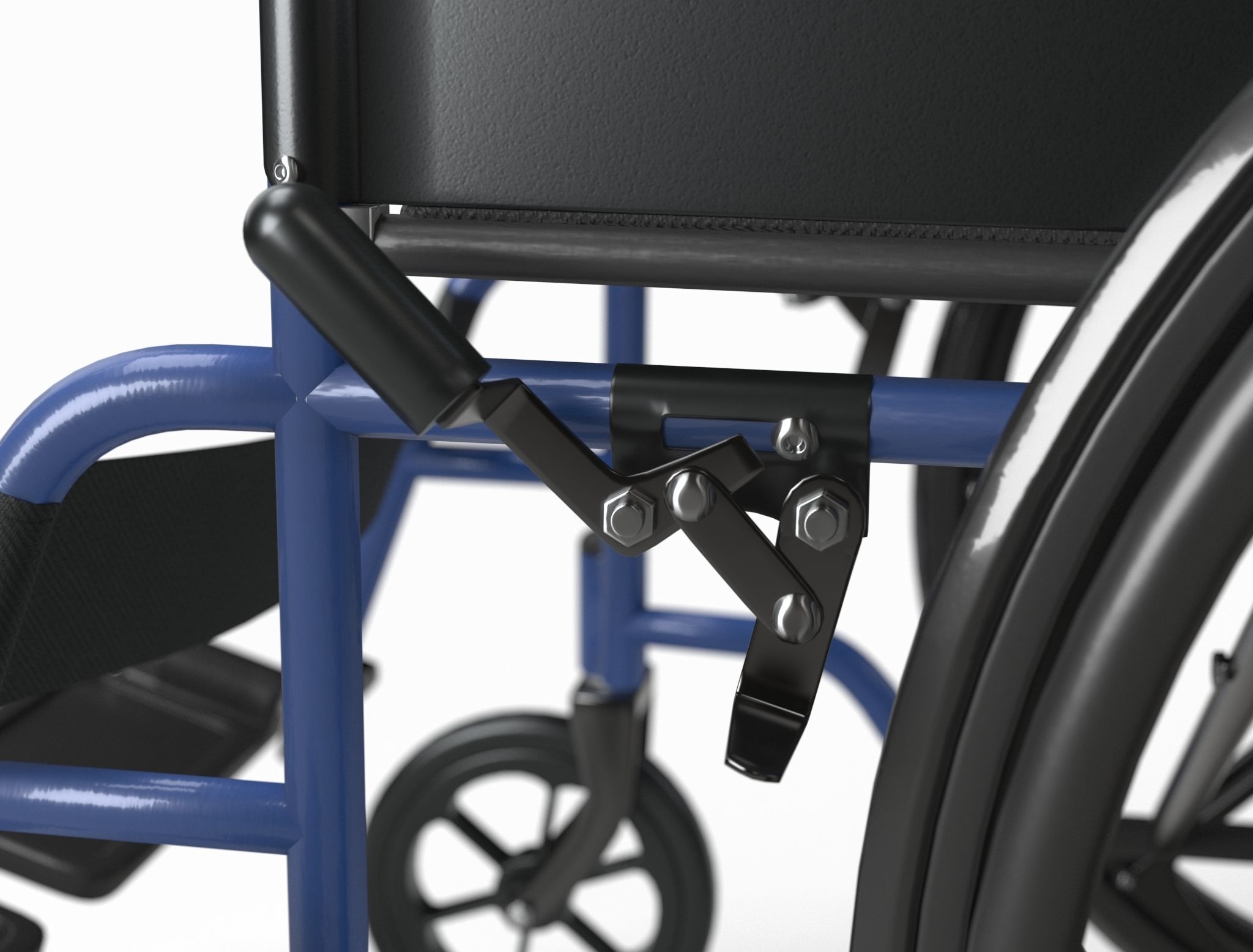 Wheel Chair  Low-poly 3D model_19