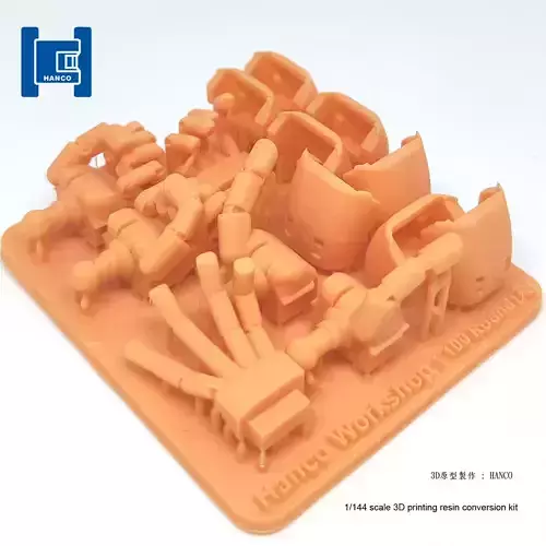 100 ROBOT MANIPULATOR GUNDAM HAND ROUND TYPE FINGER 3D print model