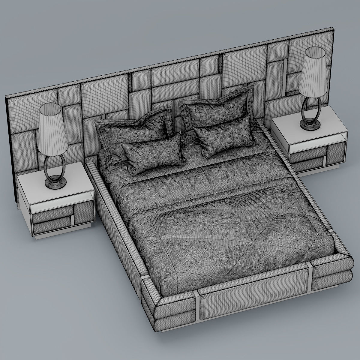 Bed Visionnaire Beloved  3D model_2
