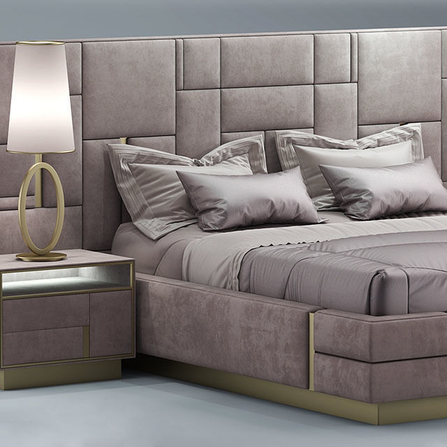 Bed Visionnaire Beloved  3D model_1