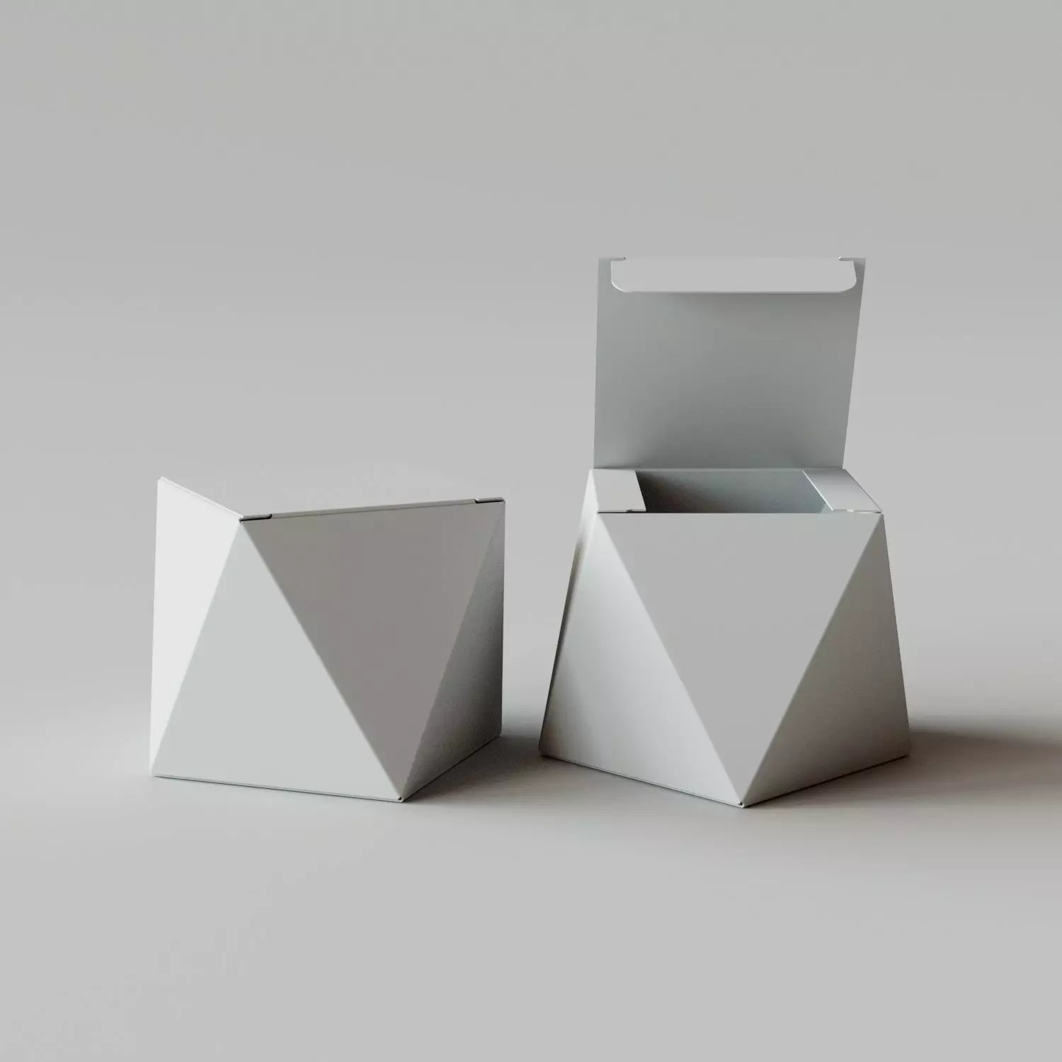 Angled Side Box - Package 3D model 3D model_0