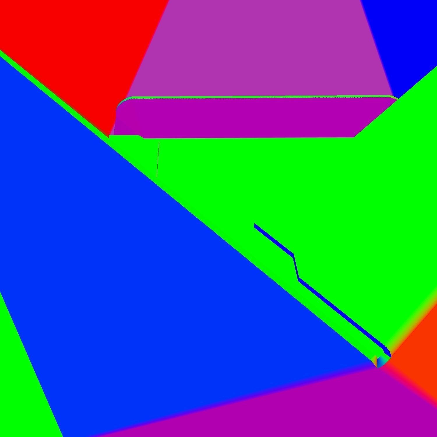 Angled Side Box - Package 3D model 3D model_13