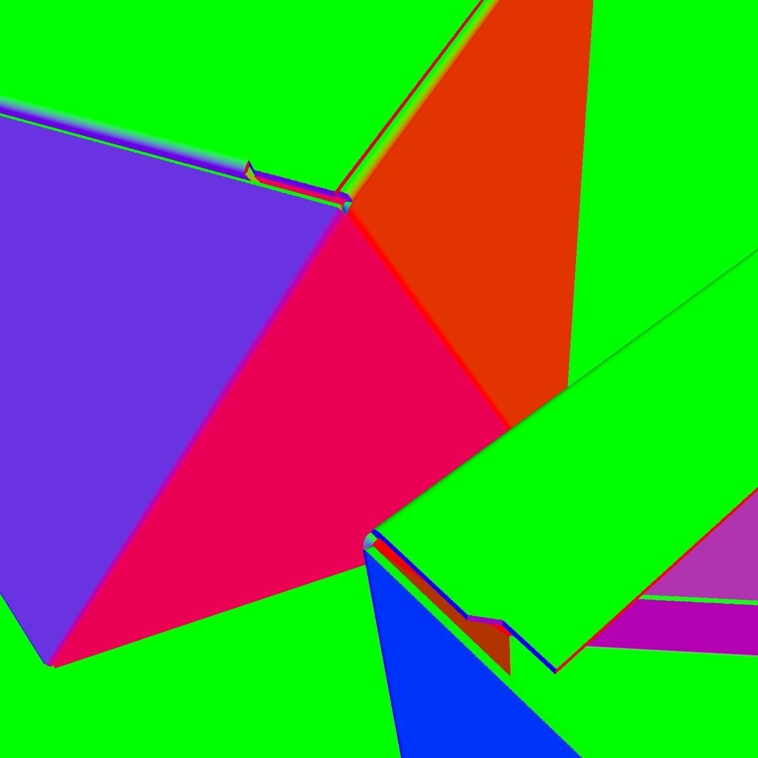 Angled Side Box - Package 3D model 3D model_12