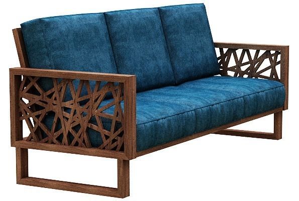 Sofa Colection 08 Low-poly 3D model_14