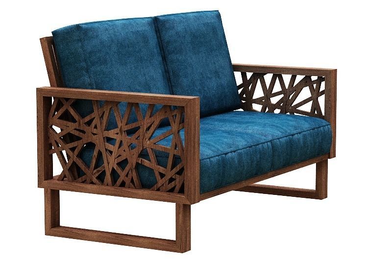 Sofa Colection 08 Low-poly 3D model_20