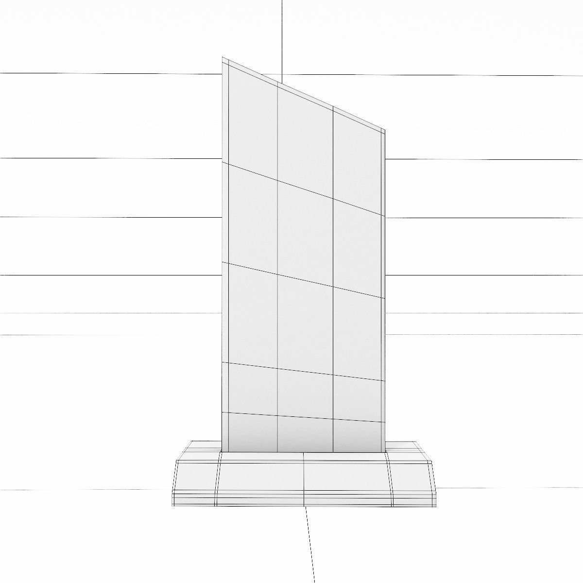 Trophy award 3dmodel Low-poly 3D model_4