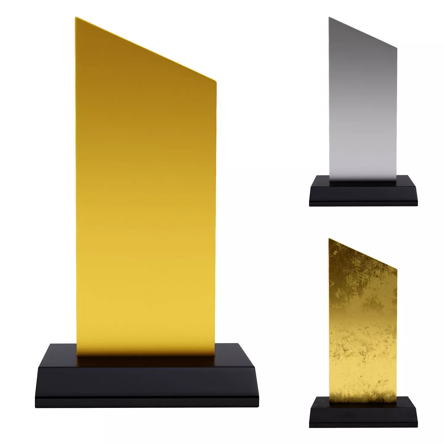 Trophy award 3dmodel Low-poly 3D model_0