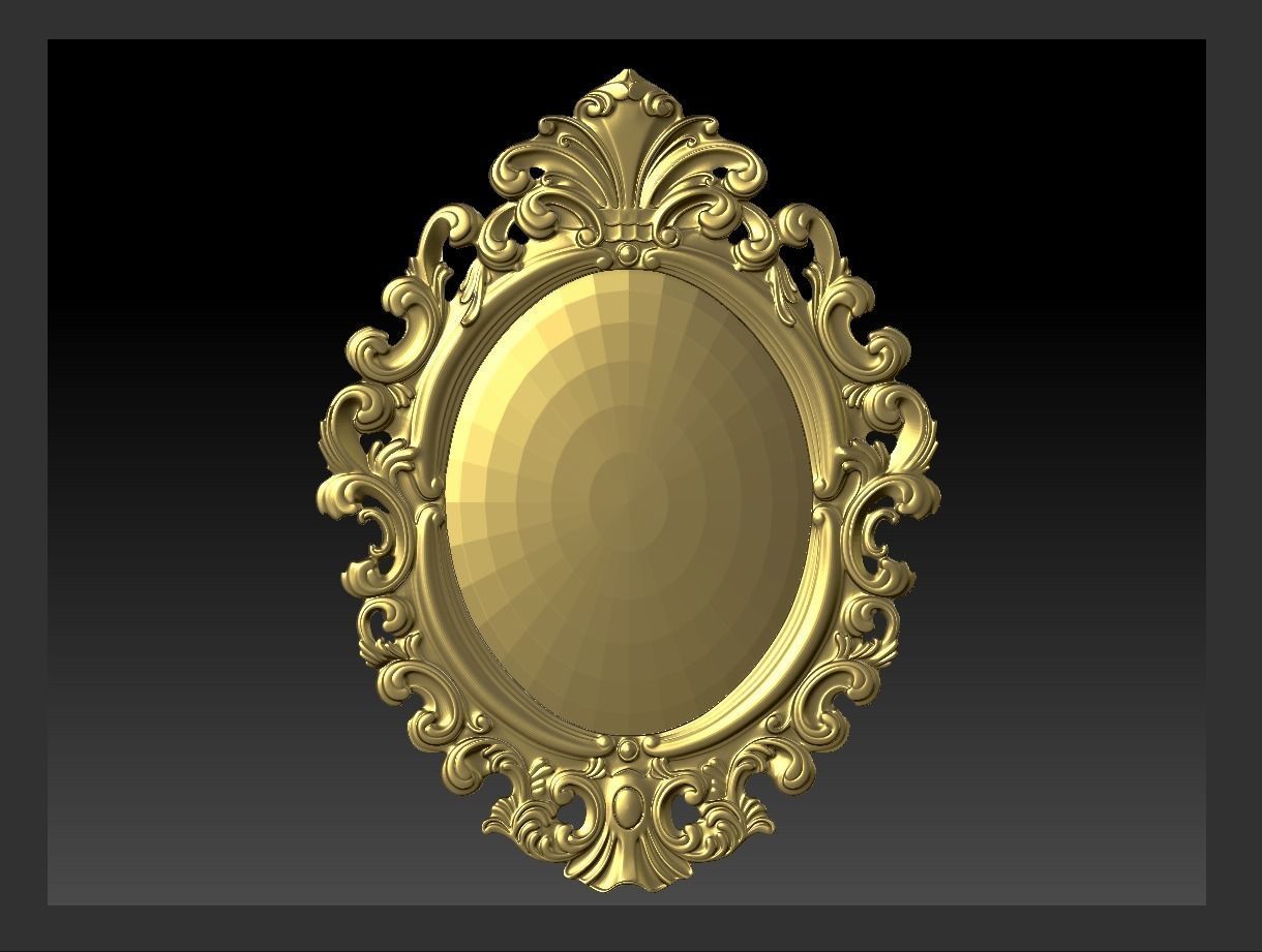 Frame Mirror Pictures Frames 3D print model_2