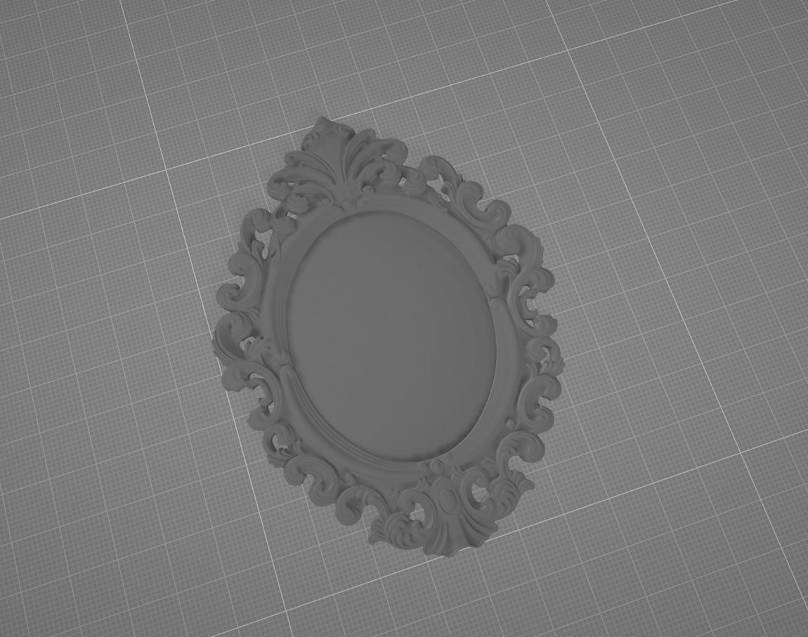 Frame Mirror Pictures Frames 3D print model_4